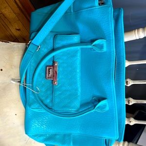 Not a knock off!!! Blue laptop bag